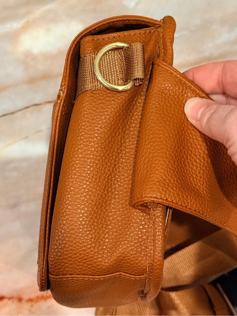 CleverMade Lily Hip Bag Crossbody Diaper Bottle Tote Baby Stroller Organizer